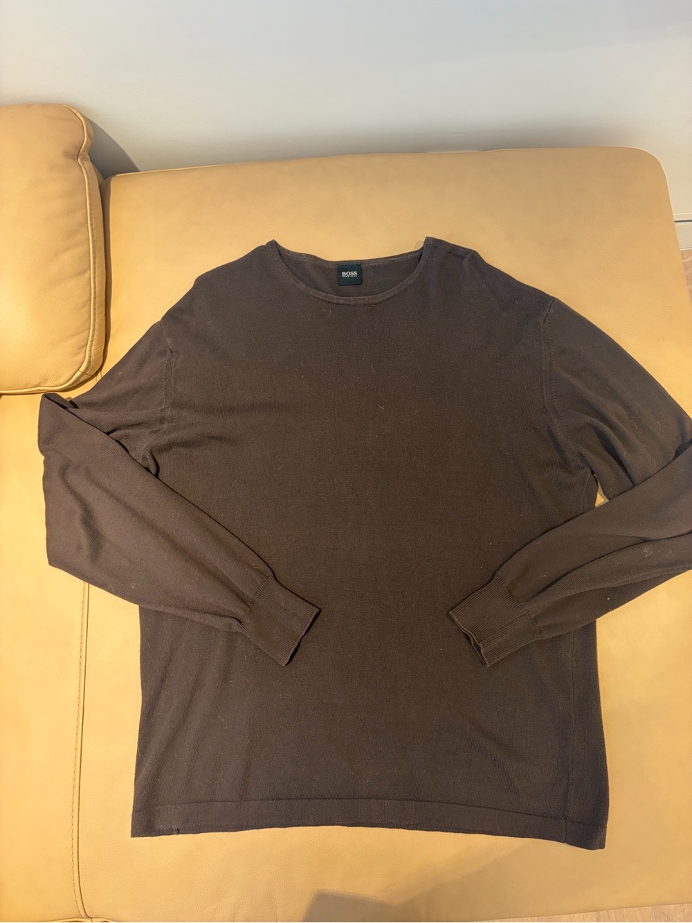 Hugo Boss Brown Crewneck Sweater